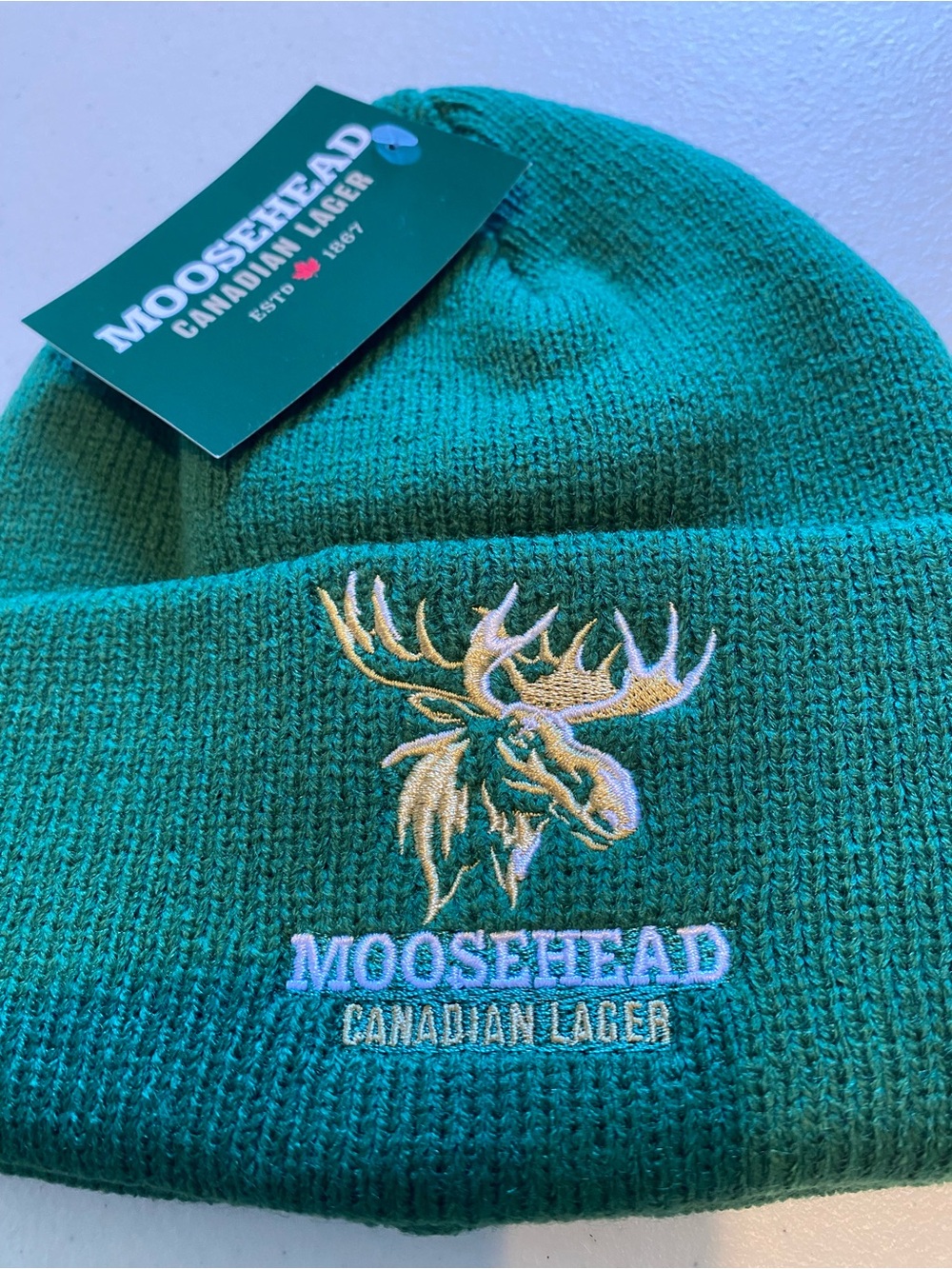 Green Knit Toque/ Beanie